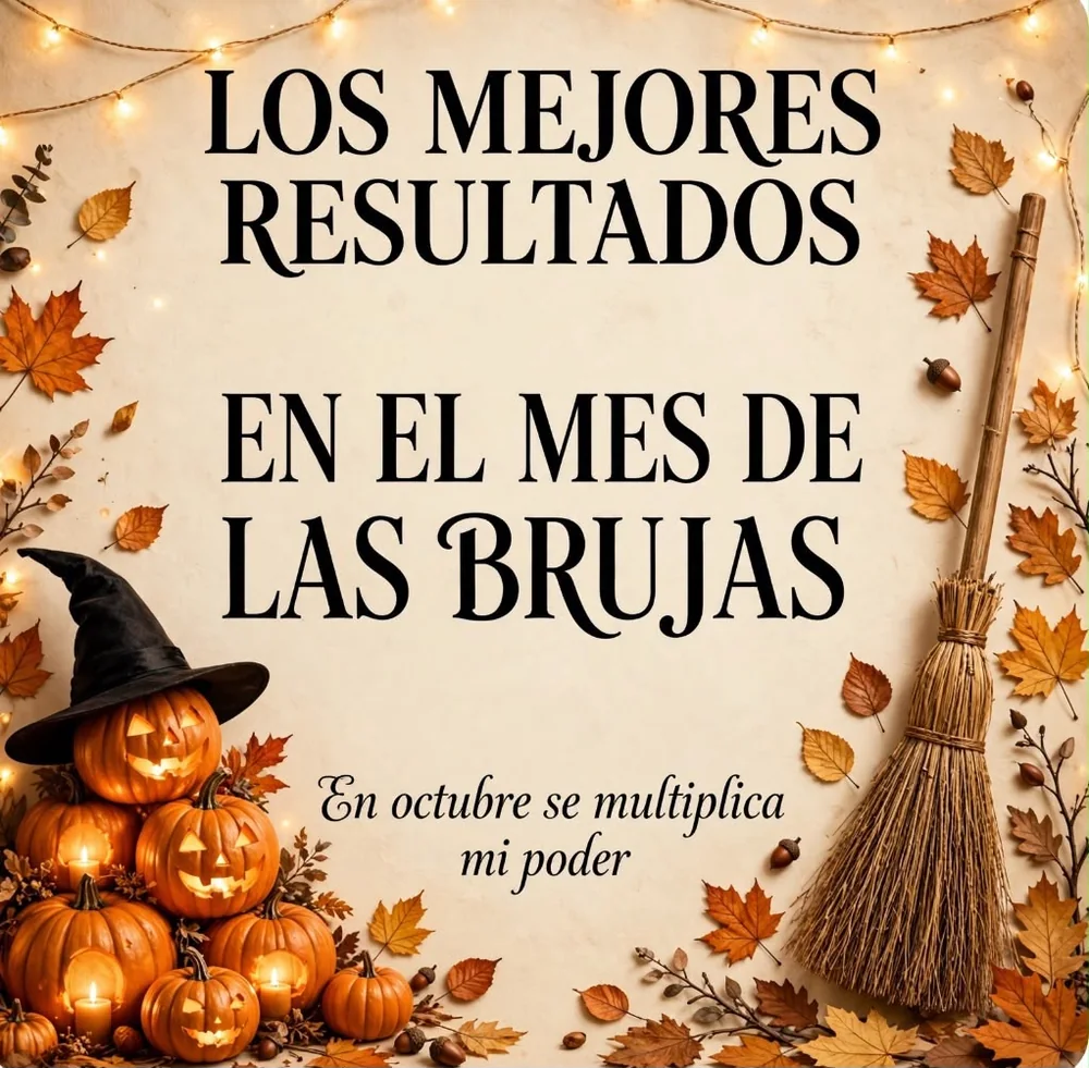 Octubre, el mes de las brujas